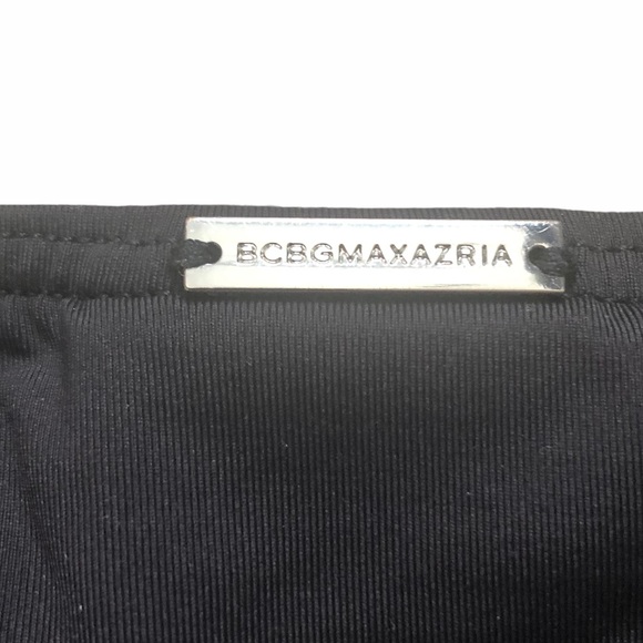 NWT BCBGMaxAzria sexy black bikini top & bottoms S - Picture 10 of 14